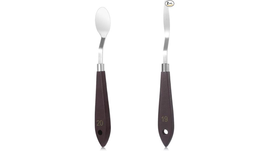 oval palette knife set
