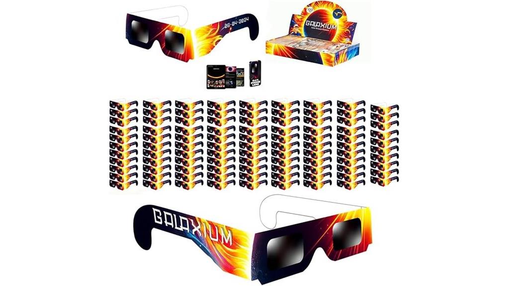 pack of 100 aas approved eclipse glasses