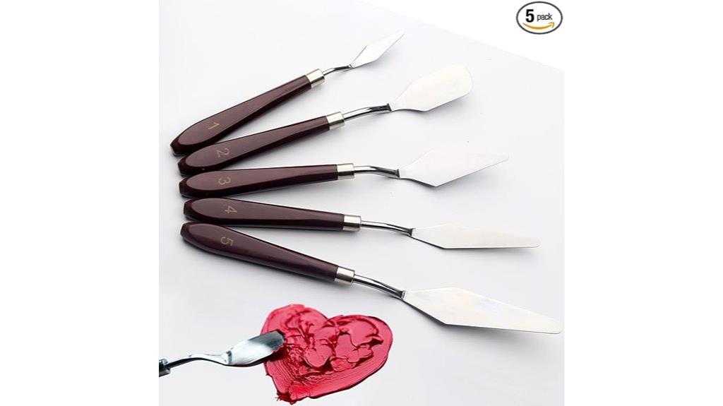 paint with palette knives