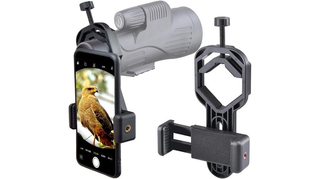 phone lens attachment mount