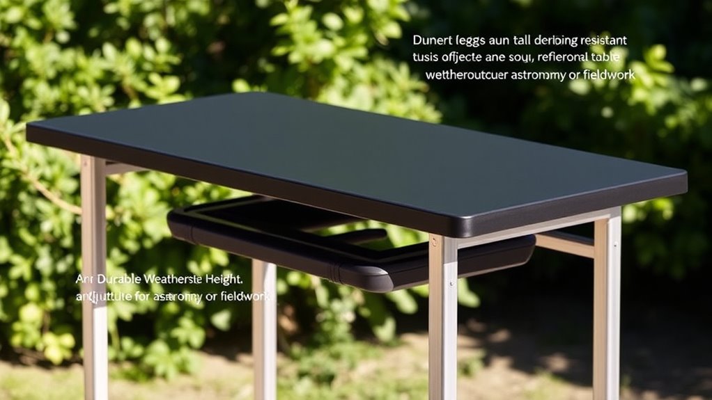 portable adjustable durable stable