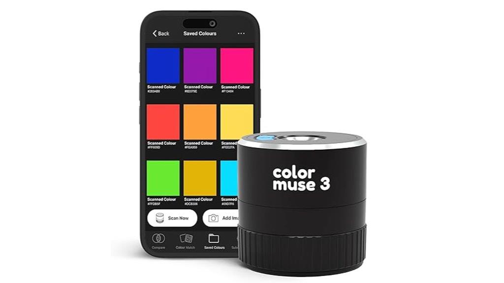 portable color matching scanner