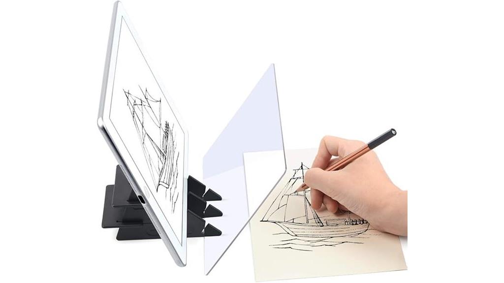 portable drawing and tracing board