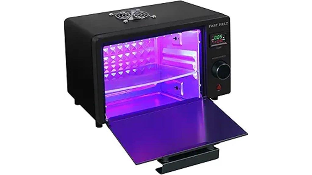 rapid uv resin curing