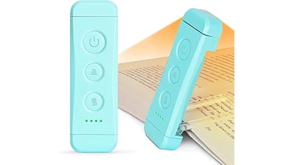 rechargeable clip on book light