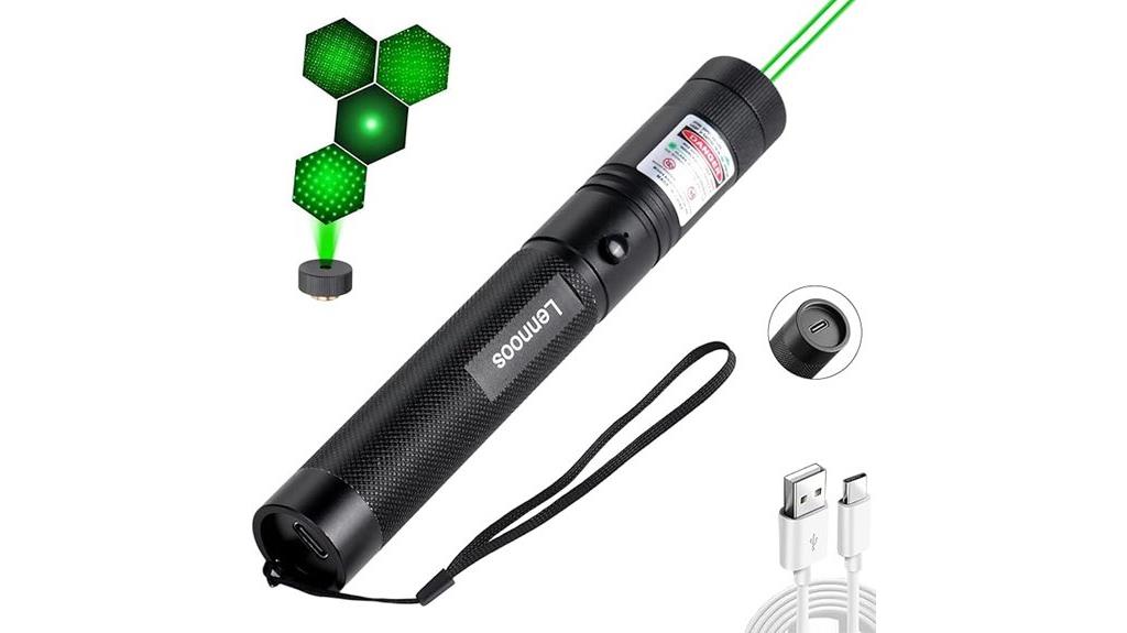 rechargeable green laser pointer