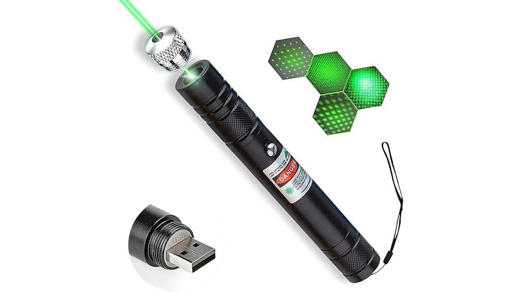 rechargeable green laser pointer