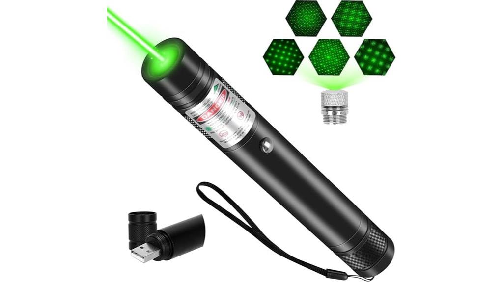 rechargeable green laser pointer