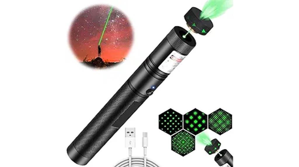 rechargeable green laser pointer