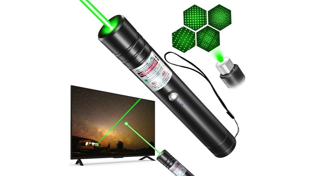 rechargeable green screen flashlight