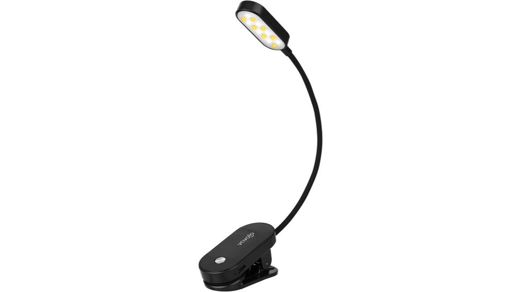 rechargeable led book light