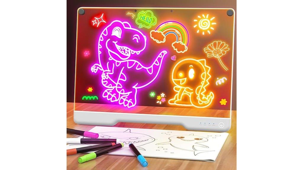 rechargeable led doodle board