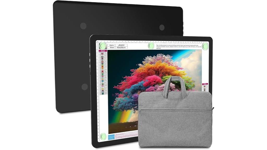 rechargeable light pad carry