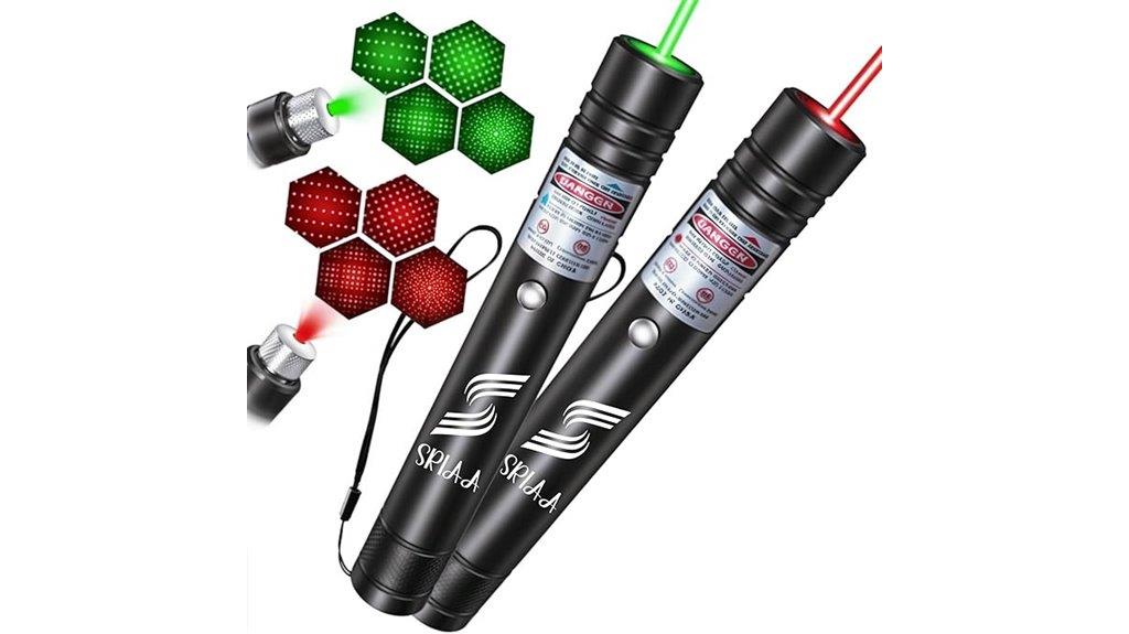 rechargeable usb pointers set