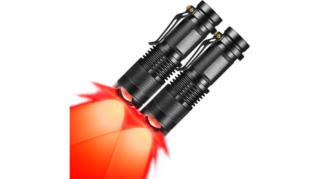 red flashlights for outdoors