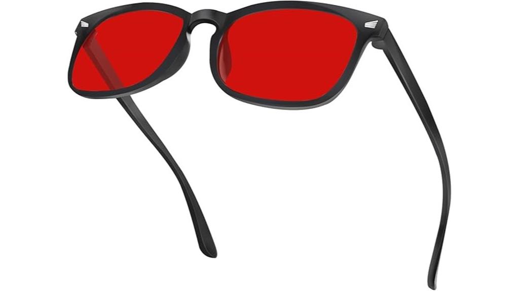 red lens sleep glasses