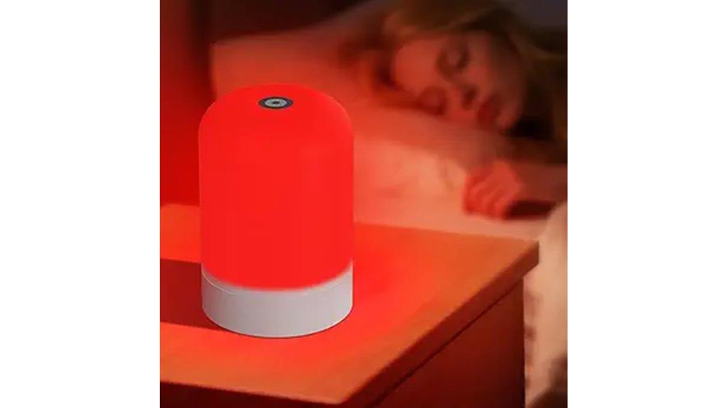 red light sleep lamp