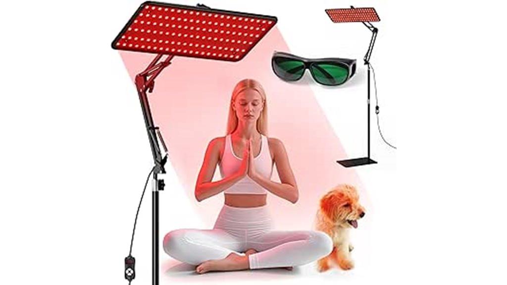 red light therapy lamp