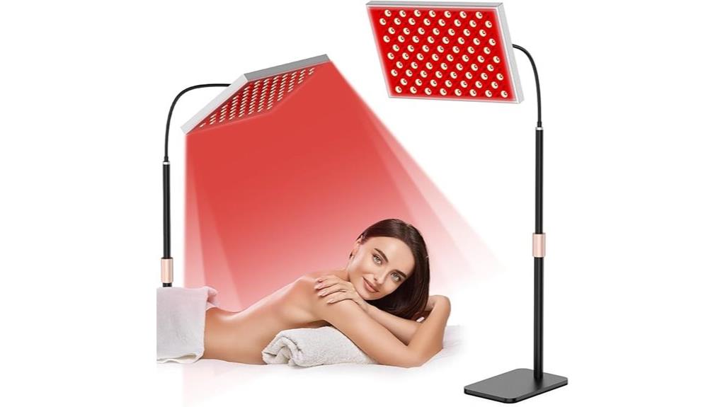 red light therapy stand