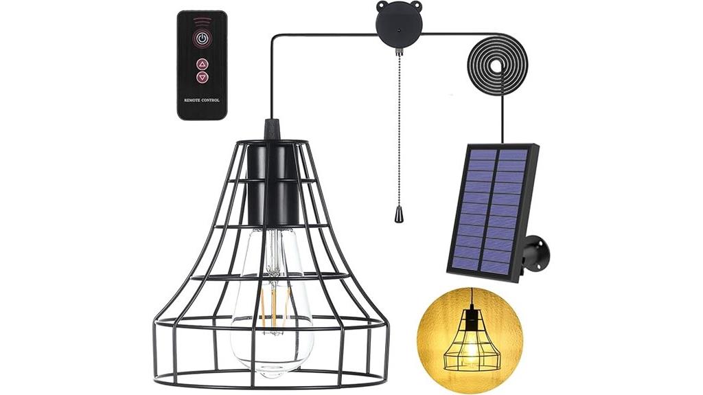 remote controlled solar pendant