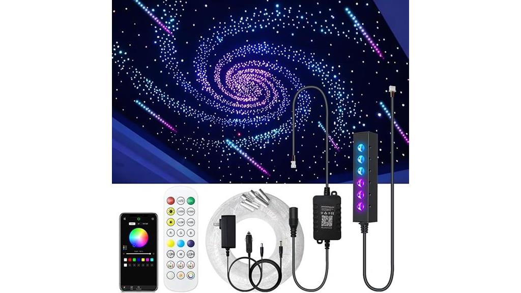 rgb fiber optic light kit