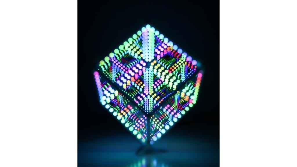 rgb led cube control