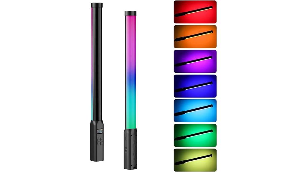 rgb led video wand