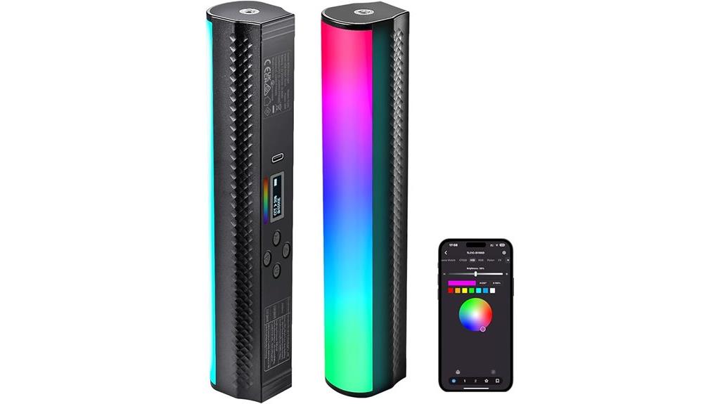 rgb light wand with app