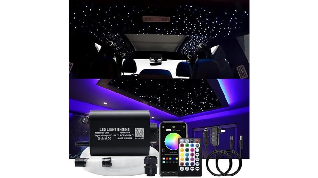 rgbw fiber optic lighting