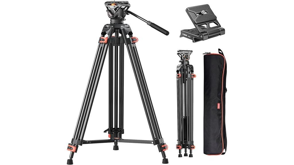 robust fluid head tripod