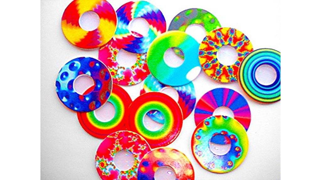 set of 25 diffraction gratings