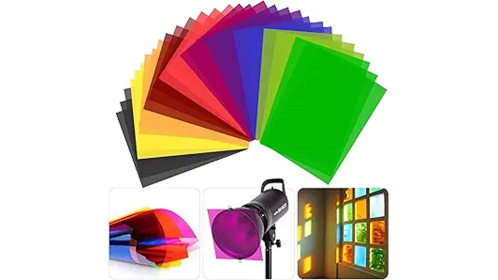 set of thirty color filters