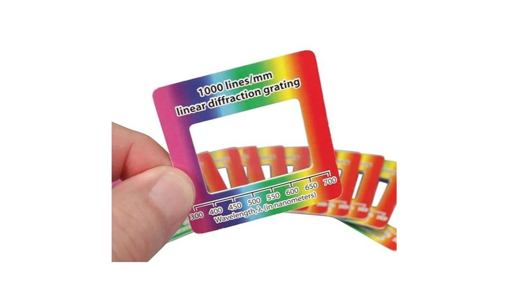 set of twelve diffraction gratings