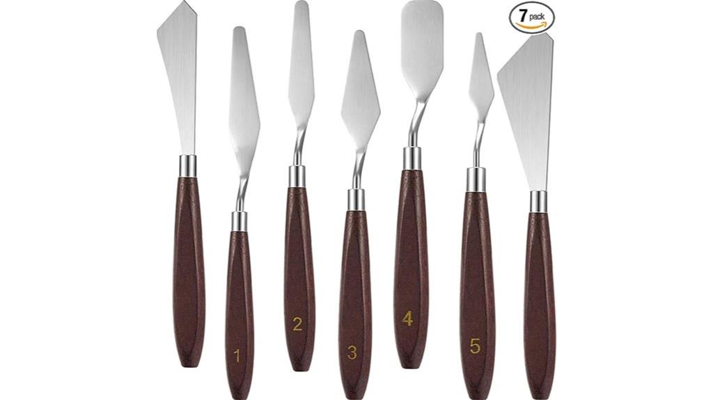 seven piece wooden handle