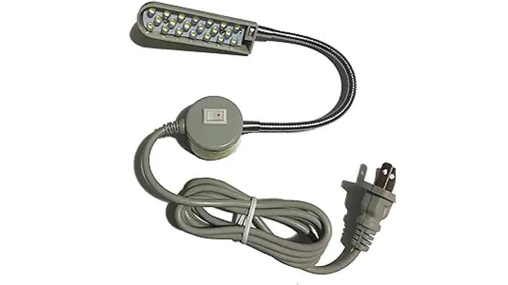 sewing machine lamp with leds