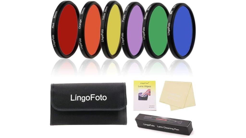 six color lens filters