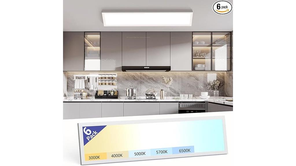 six pack led flat panels