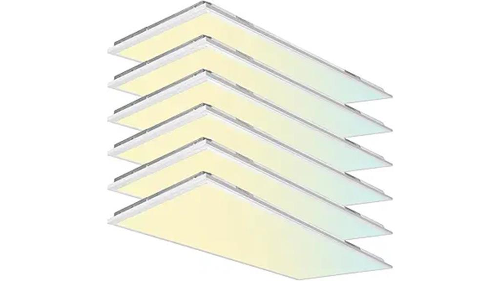six pack led panel lights