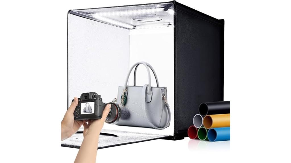 small led photo studio