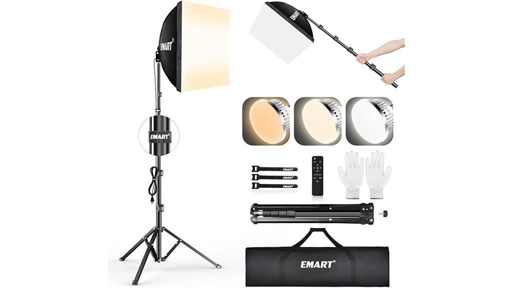 softbox lighting with leds