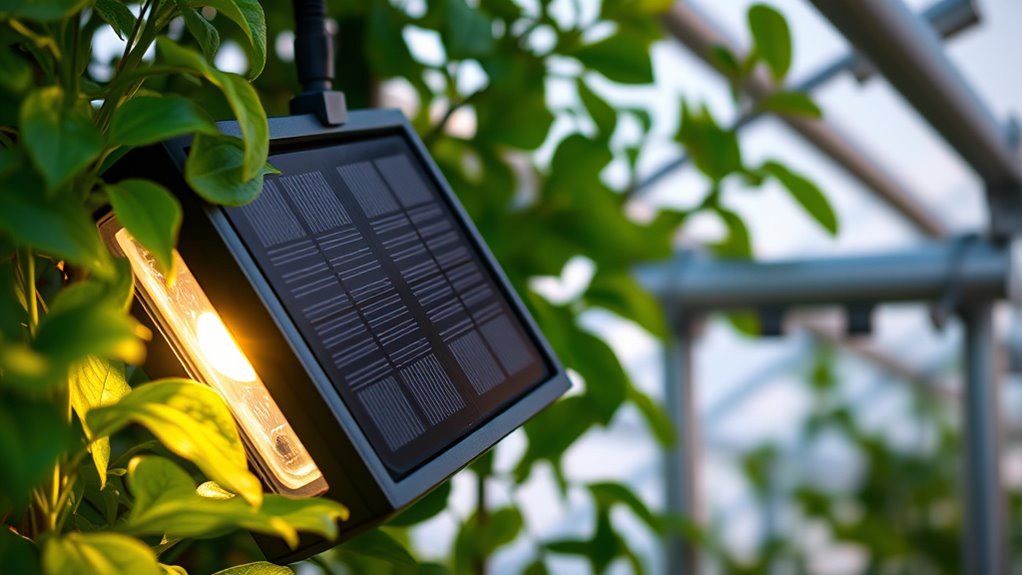 solar greenhouse lighting considerations