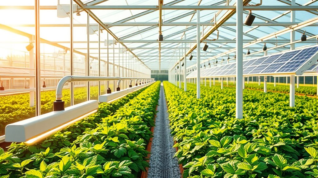 solar greenhouse lighting solutions
