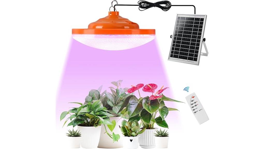 solar powered grow light