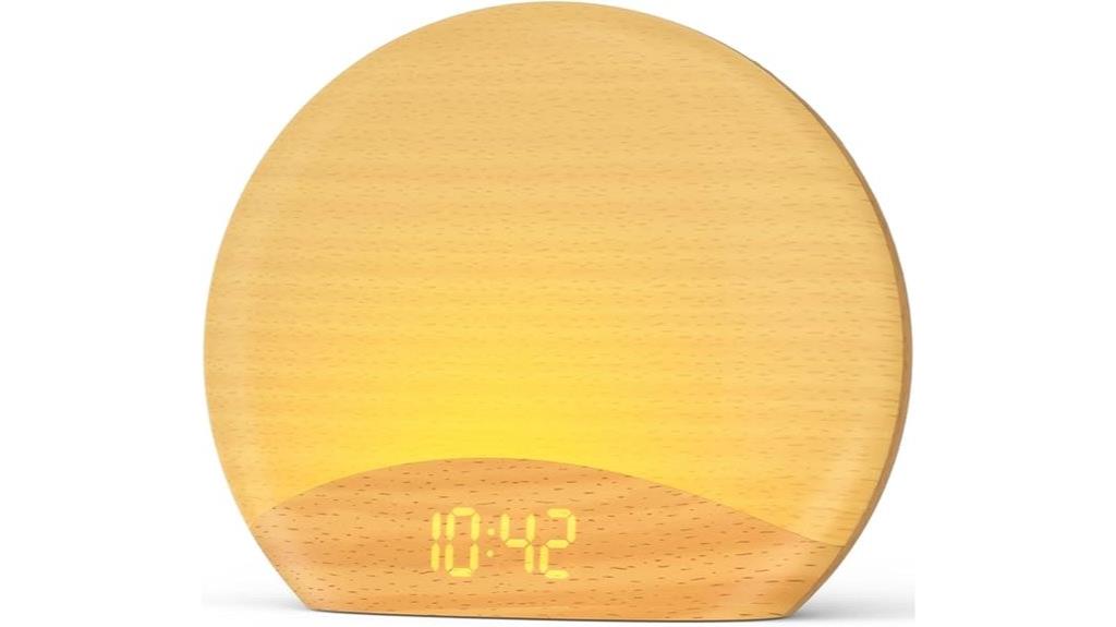 sunrise alarm with bluetooth