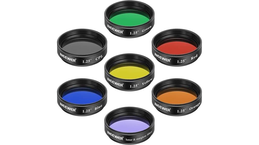 telescope moon color filters