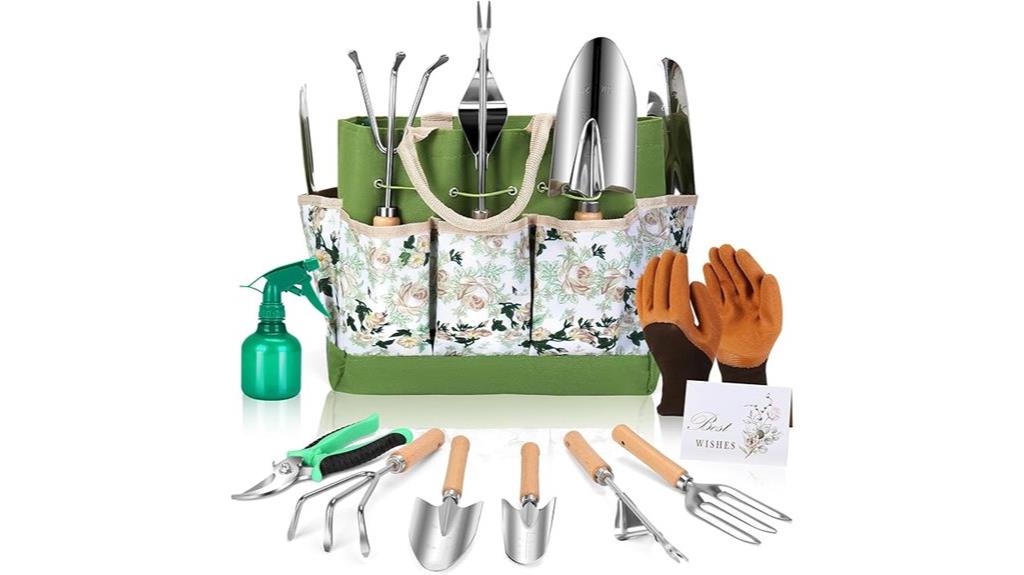 ten piece garden tool set