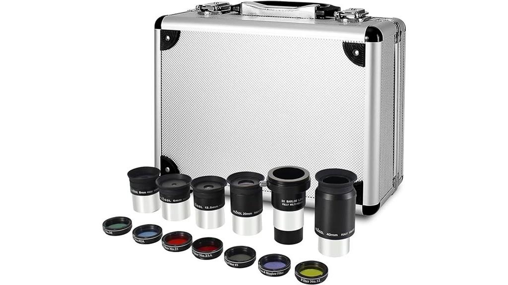 thirteen piece telescope accessory kit