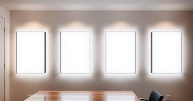 top adjustable white led panels
