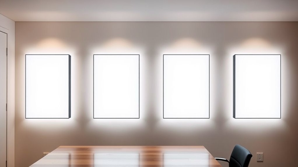top adjustable white led panels