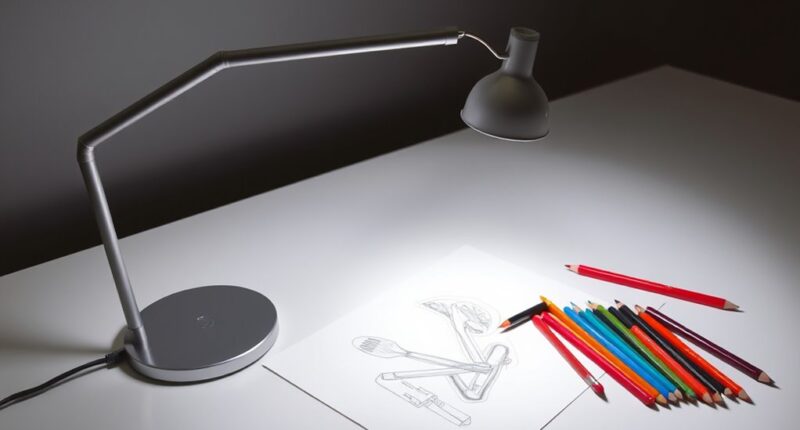 top art desk lighting